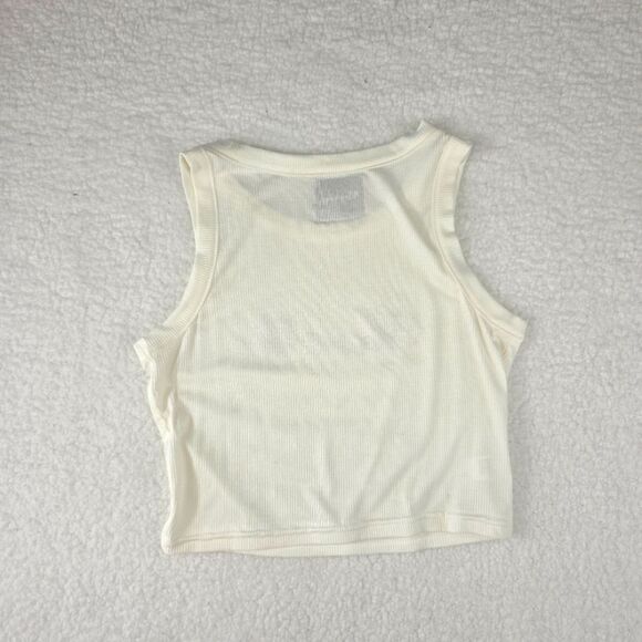 Virghoes Ivory Blingy Crop Tank Top Size Small - Picture 12 of 15